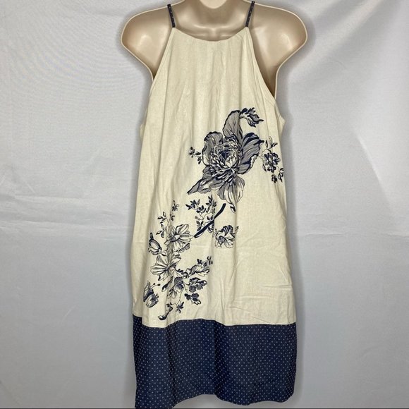 Floreat Anthropologie Sava Silk Halter Summer Midi Dress 6 Small - Picture 13 of 16